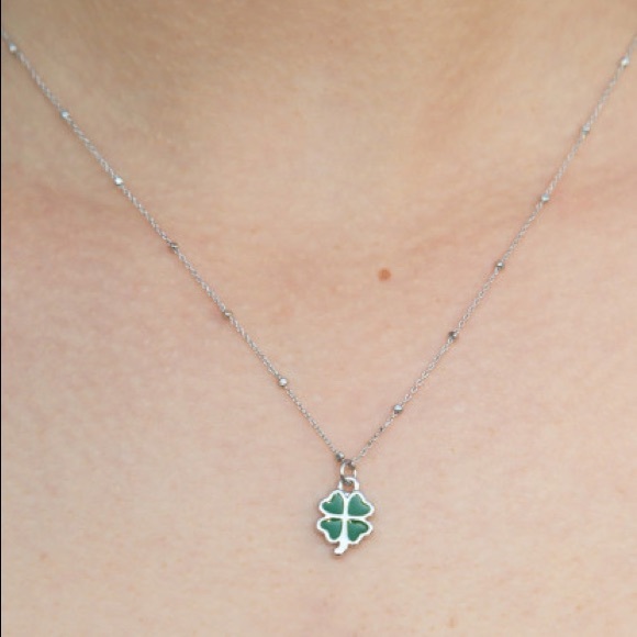 Brandy Melville Jewelry - NEW brandy four leaf clover necklace